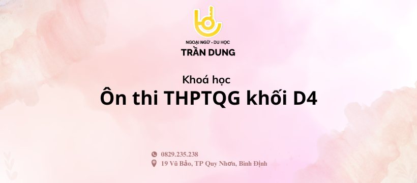 Ôn Thi THPT Quốc gia D4